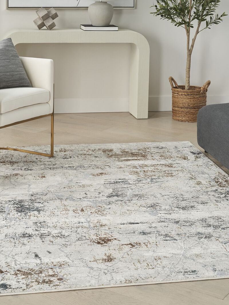 Glitz GLZ23 Gray/Multicolor 5'3" x 7'3" Rug image number 5