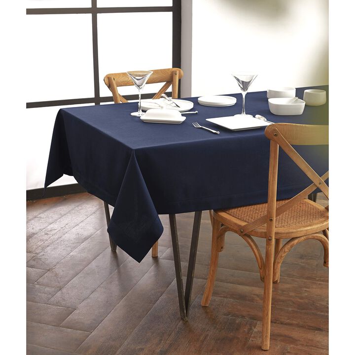 Solino Home 75% Cotton X 25% Linen Tablecloth | Dru - Cotton Linen Plain