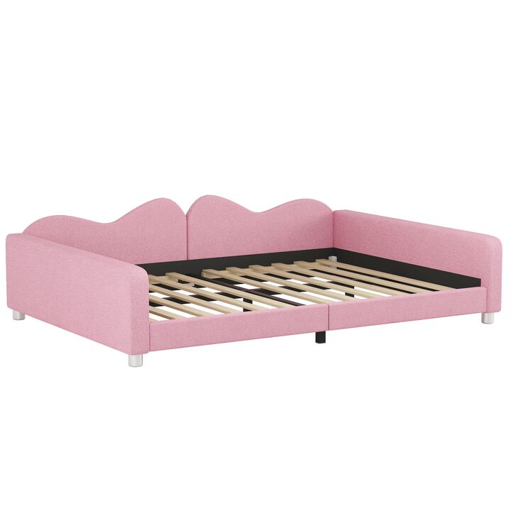 Merax Sherpa Fabric Sofa Bed Daybed.
