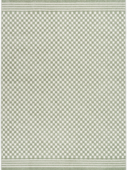 Care Free CAF02 Green 3'11" x 5'11" Rug