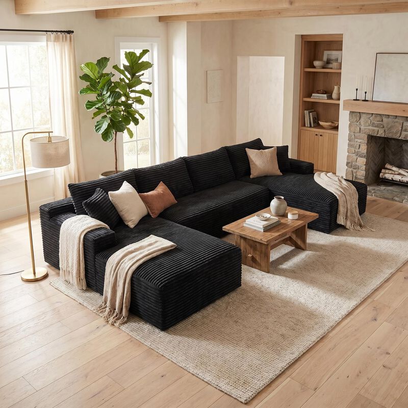 Mosna U-Shaped Sectional Sofa image number 2