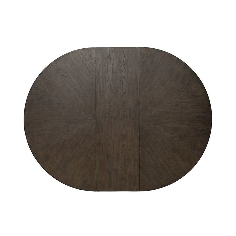 Liberty Furniture Cascade Pedestal Table for Dining Room with Removable Leaf - Satin Espresso Oak image number 3
