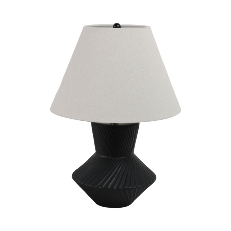 23" Ribbed Totem Table Lamp image number 2