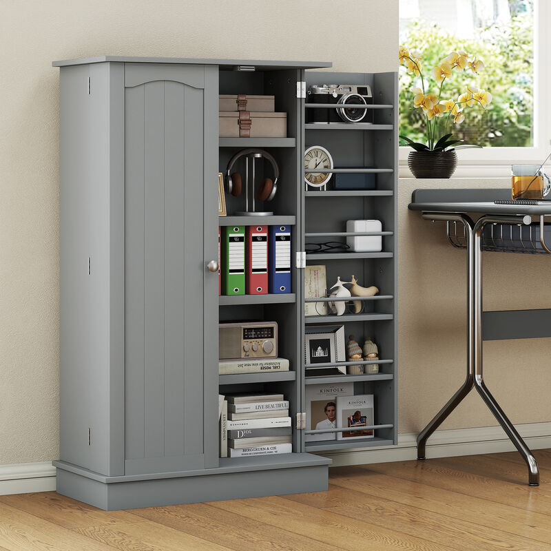 Hivvago Kitchen Organizer Cabinet with Adjustable Shelves image number 7