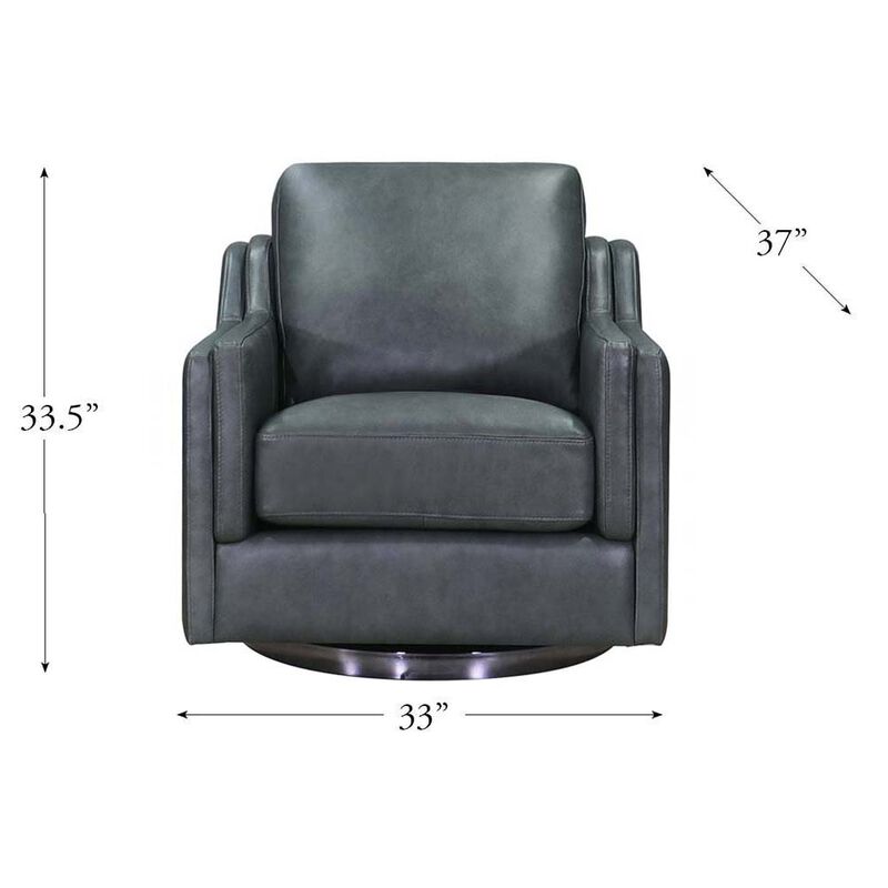 Bella Swivel Leather Chair