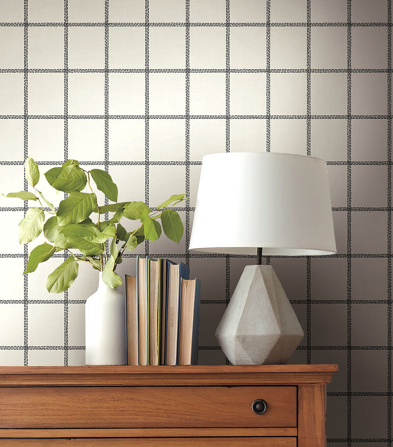 Magnolia Home Sunday Best Black Peel & Stick Wallpaper image number 1