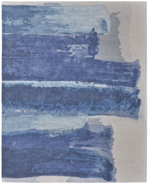 HomeRoots Abstract Hand Tufted Area Rug