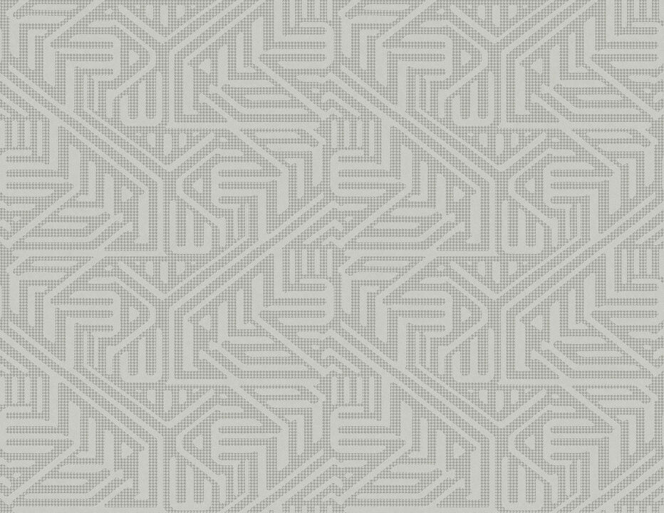 Nambiti Grey Geometric Wallpaper