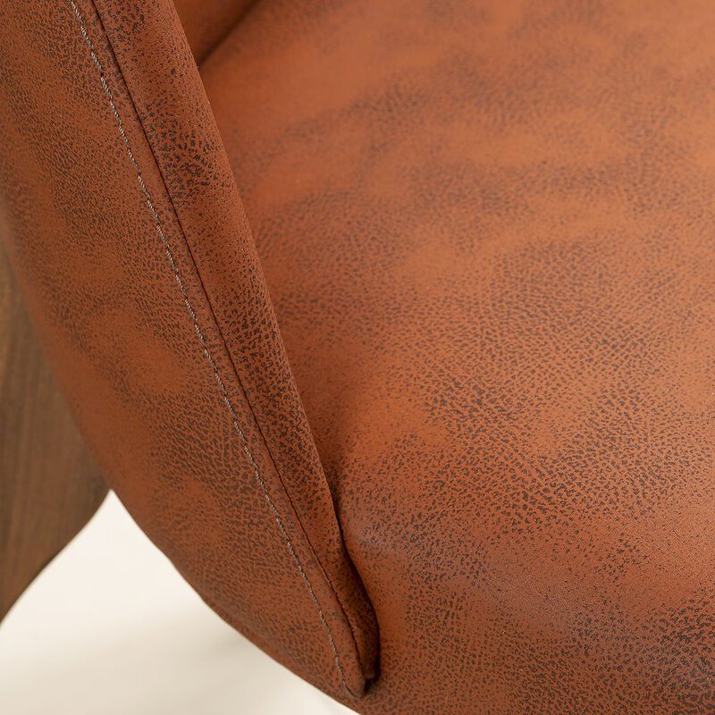 Decorotika Bolen Chair-Brick Red