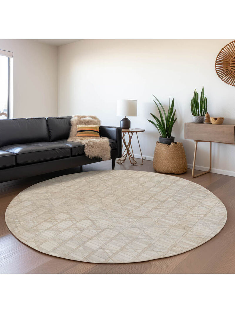Bozeman BM4 Linen 8' Round Rug