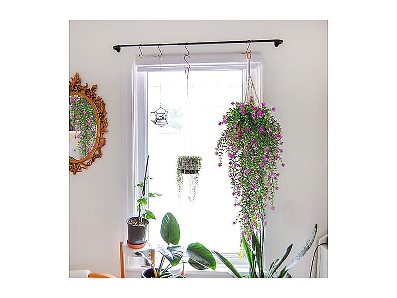 Faux Hanging Plant 4 Pack Vines Plants Indoor Realistic Artificial Fake Small image number 3