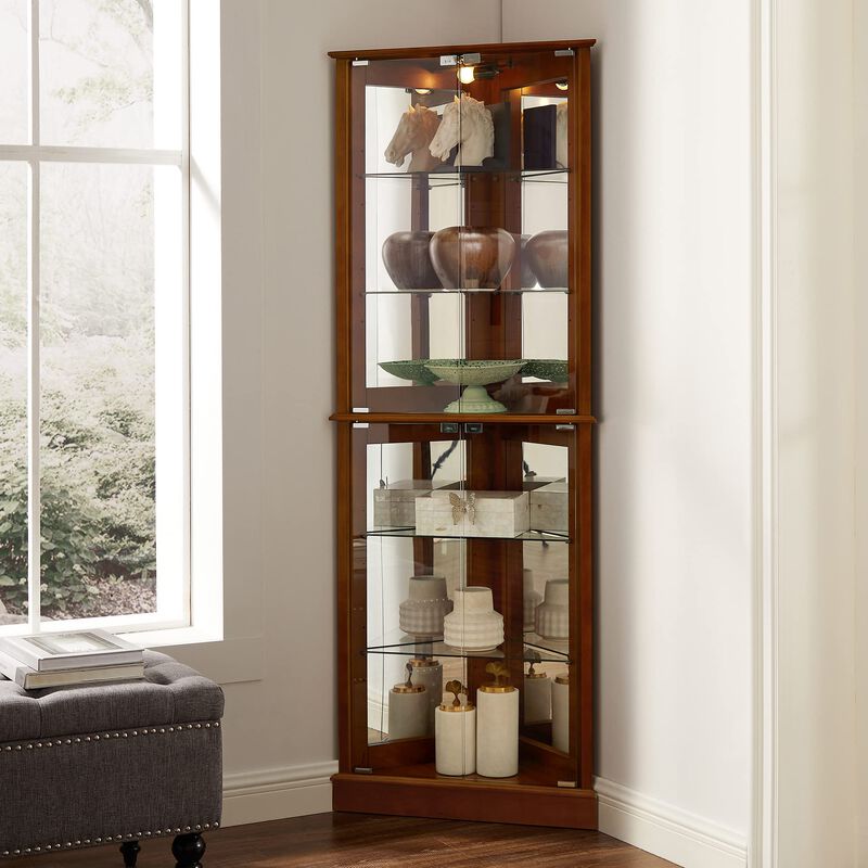 Segrin Corner Curio Dispaly Cabinet image number 3