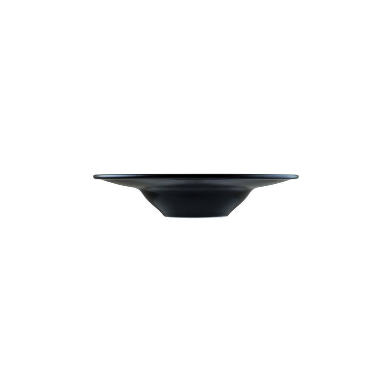 Notte dia.11" h:2.5" 14 oz. Round Black Vitrified Bowl (Set of 2) image number 2