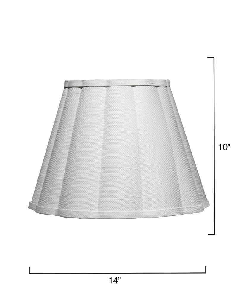 Scalloped Wall Sconce, White