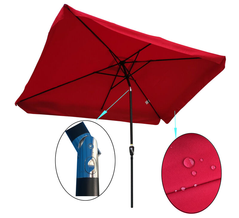 Streamdale 10' x 6.5' Patio Umbrella with Crank