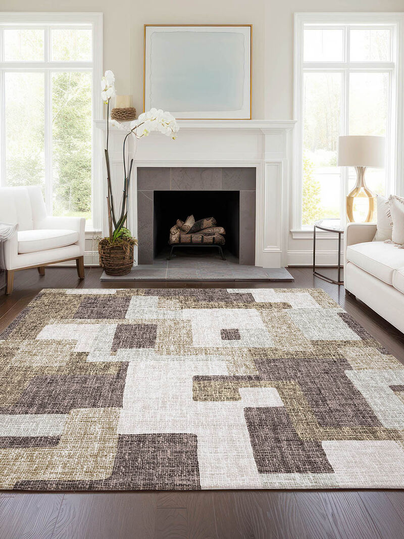 Portico PO3 Brown 8' x 10' Rug
