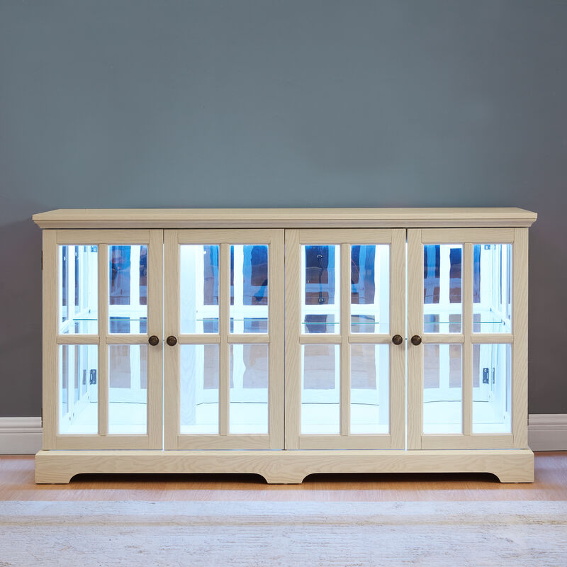 Medsem RGB Light Strip Curio Display Cabinet image number 3