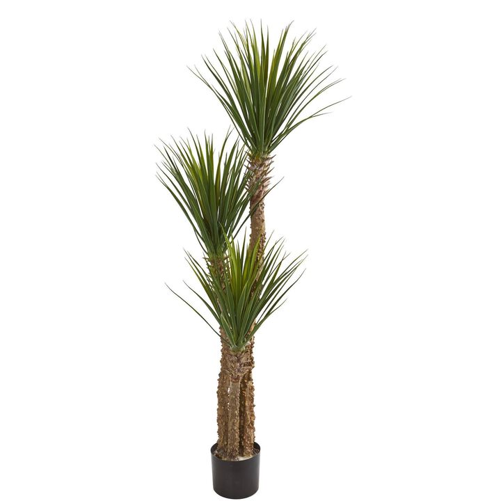 Nearly Natural 57-in Yucca Artificial Tree