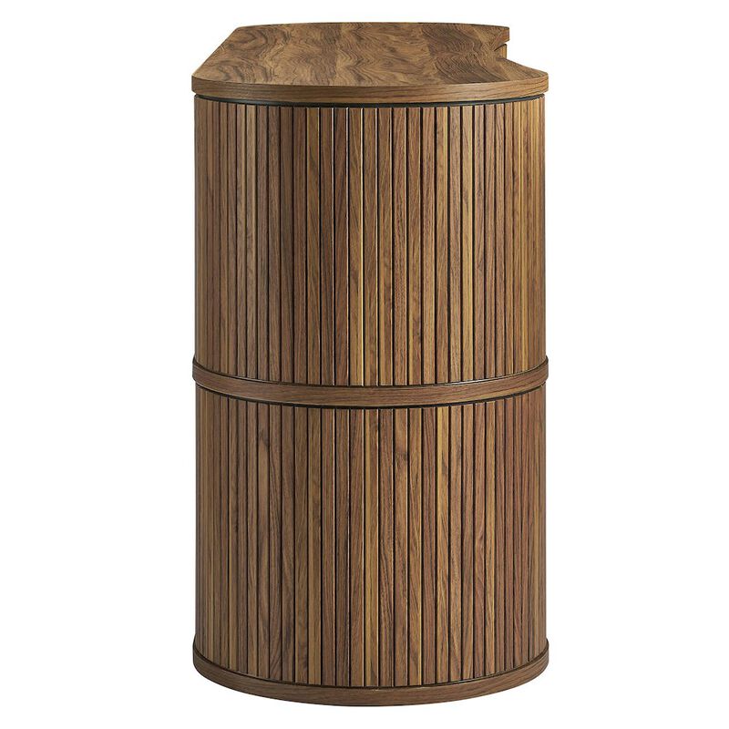 Radcliffe 63" Curved Fluted Sideboard Buffet Cabinet image number 3
