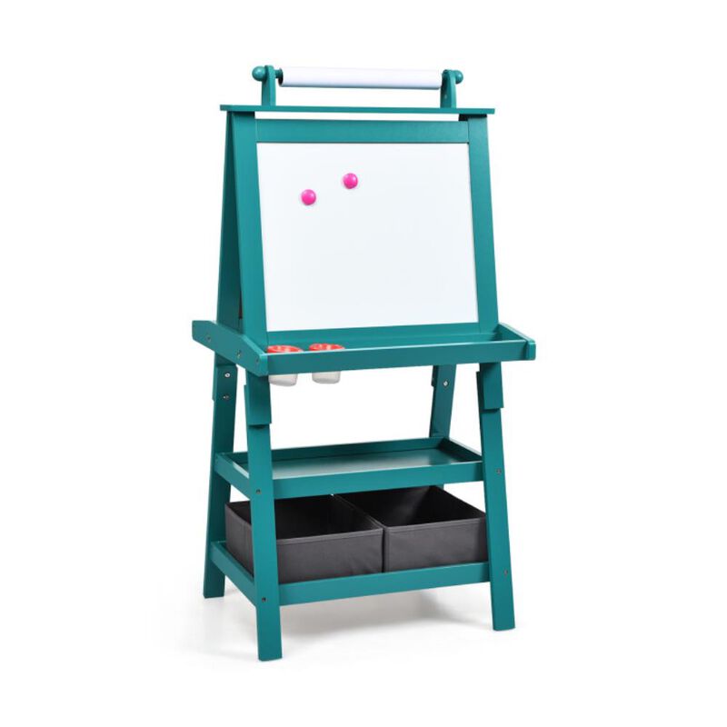 Hivvago 3 in 1 Double-Sided Storage Art Easel