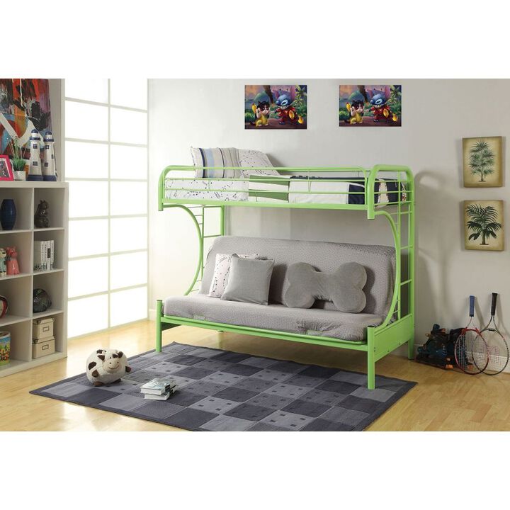 Eclipse Bunk Bed (Twin/Full/Futon) in Green