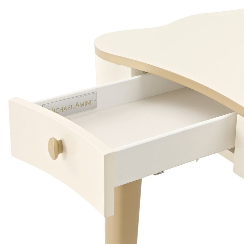 Michael Amini La Terrazza Vanity Desk - Creamy Pearl