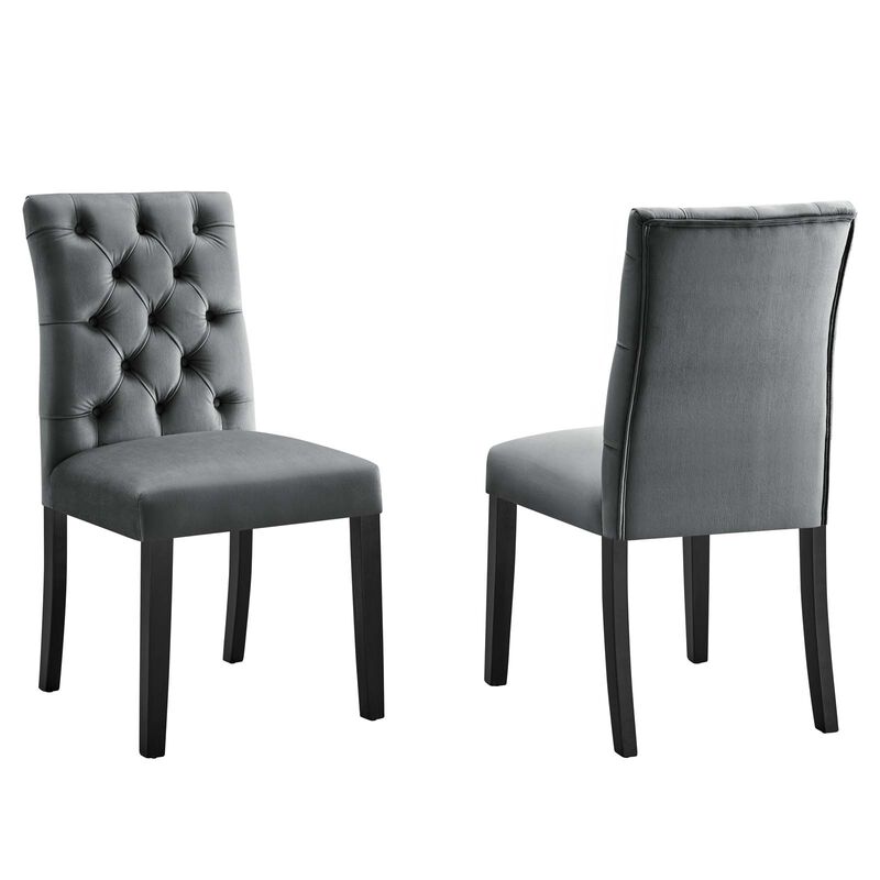 Duchess Performance Velvet Dining Chairs - Set of 2 image number 0