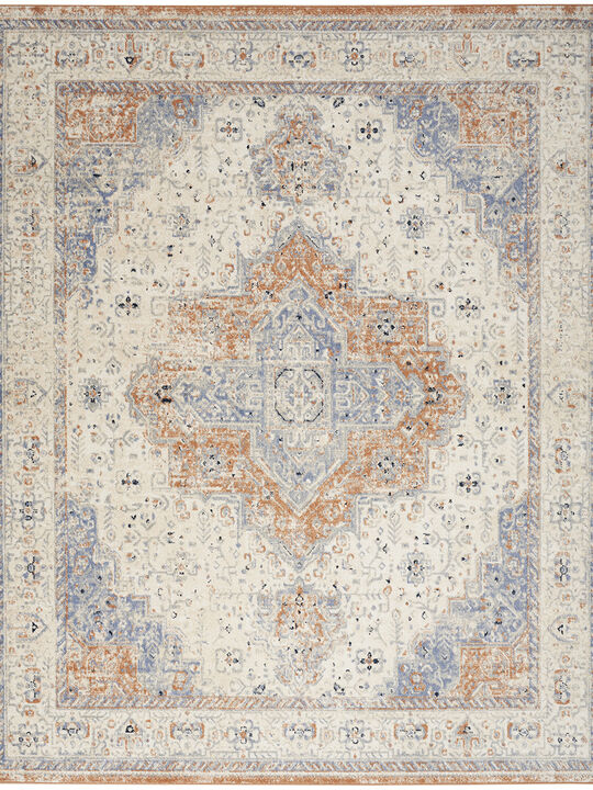 Nourison Essentials Persian NRE07 Beige/Blue 10' x 14' Rug