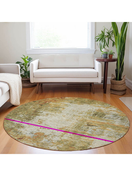 Ravenna RN1 Olive 8' Round Rug