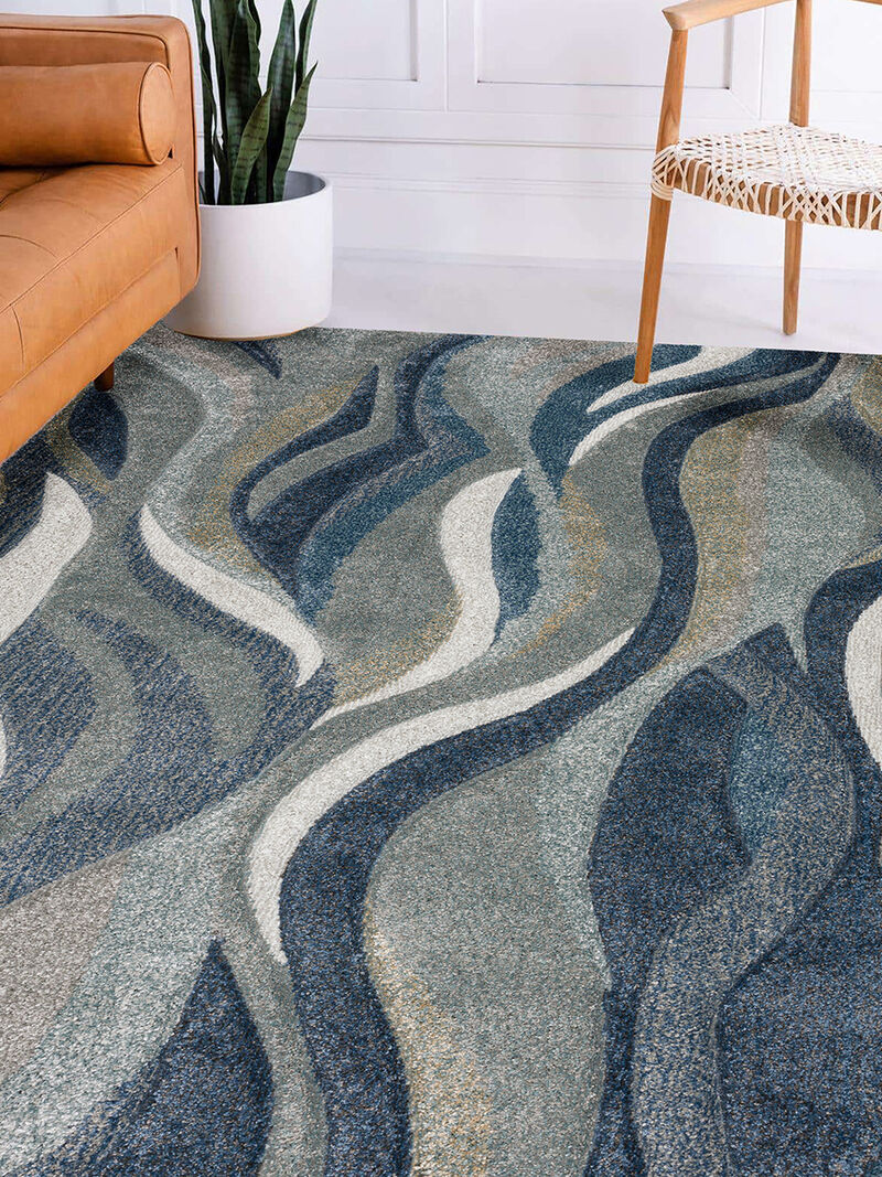 Carmona CO5 Navy 3'1" x 5' Rug