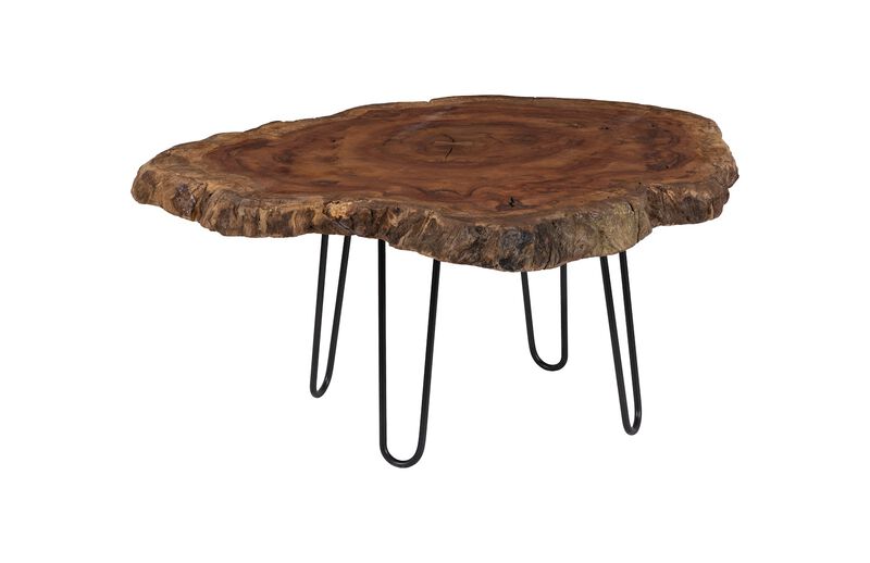 Burled Large Coffee Table