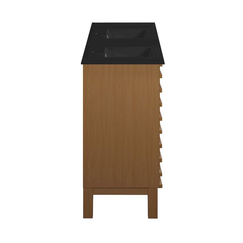 Cascade 48 in. Bathroom Vanity with 3-Hole Ceramic Sink Top image number 3