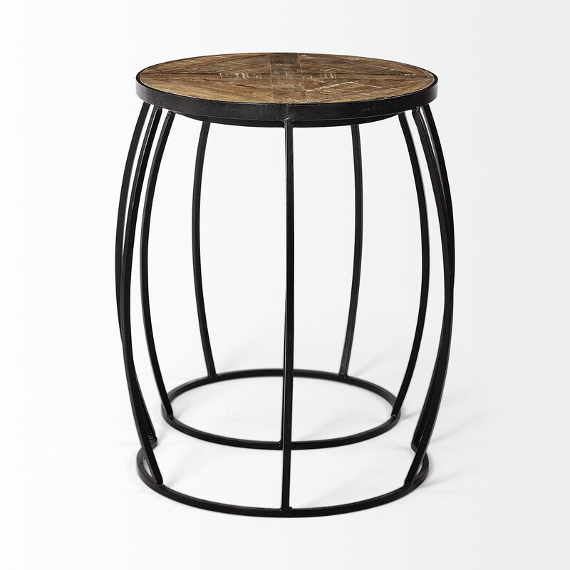Solid Hardwood Round End Tables &ndash; Set of Two Elegant Designs