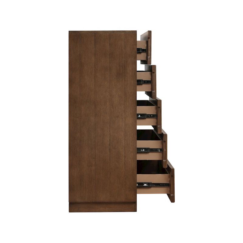 Meridian Furniture Weave Brown Chest