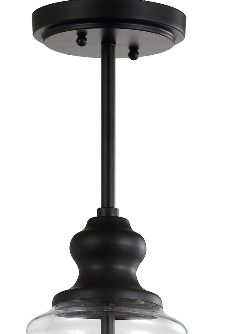 Adam Adjustable Metal/Glass LED Pendant