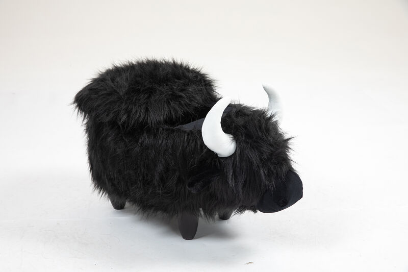 Cow Animal Storage Ottoman