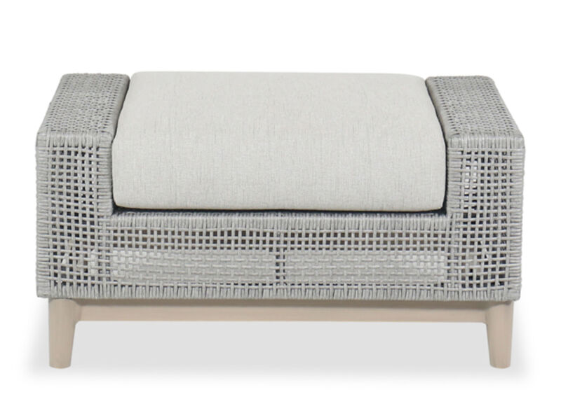 Seton Creek Outdoor Ottoman with Cushion