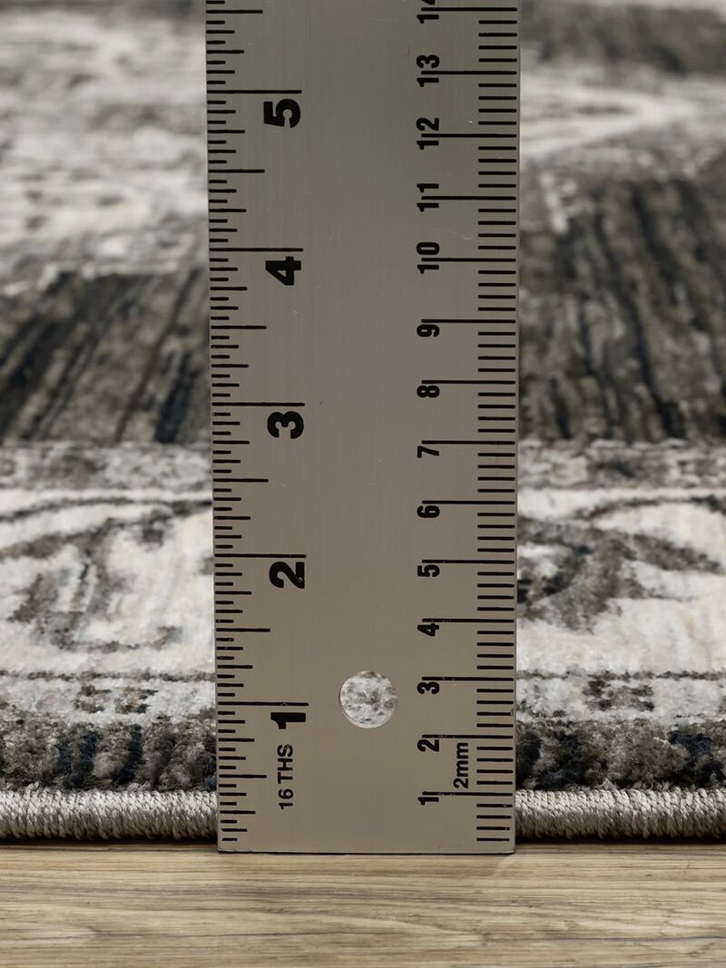 Chamberlain 05C Charcoal/Ivory 8' x 11' Rug