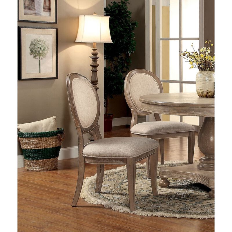 Streamdale Rustic Oak Dining Chairs (Set of 2) image number 7