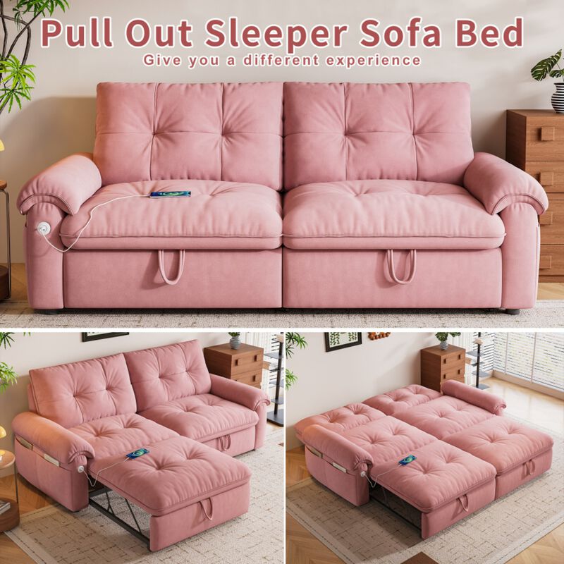 Gatkeb Convertible Sleeper Sofa image number 2
