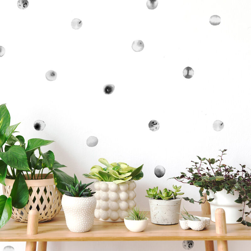 Moons - Black and White