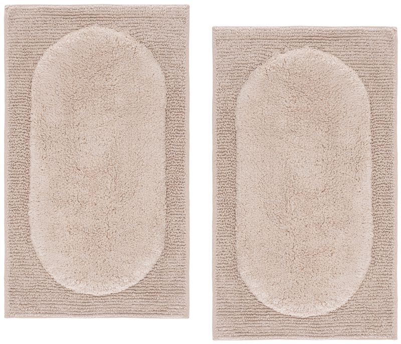 Zino Oval Textured PMB915 Set of 2 Bathmat image number 0