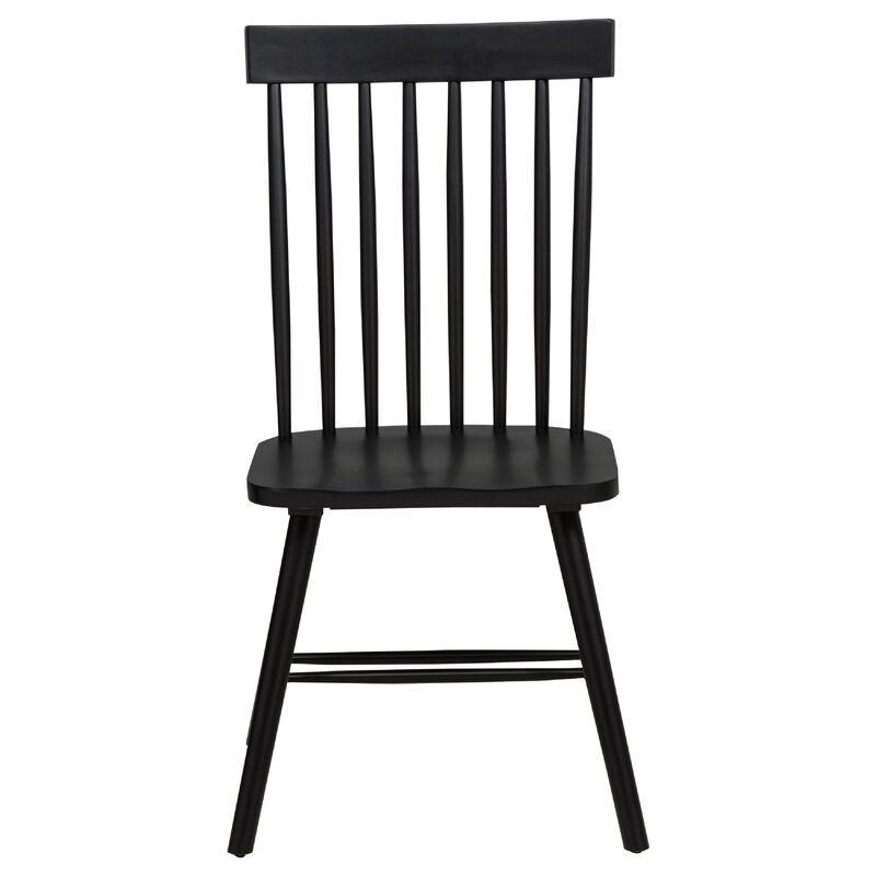 Andy Dining Side Chair Set of 2, Windsor Spindle Back image number 6