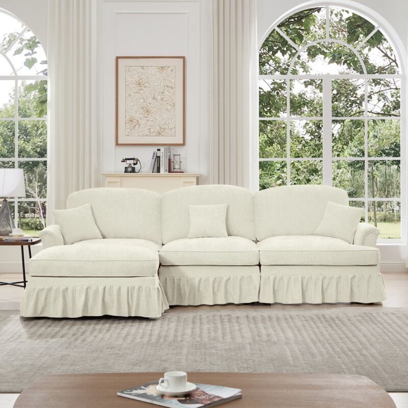 Kaxnir Mid-Century Modern L-Shaped Sectional image number 1