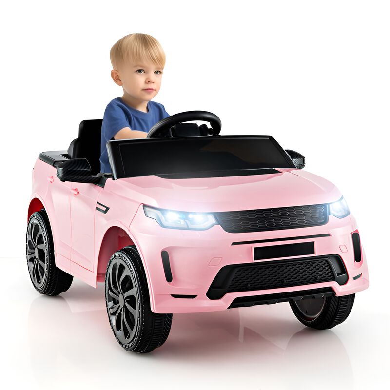 Kids 12V Ride On Car with Lockable Doors Remote Control and LED Headlights image number 4