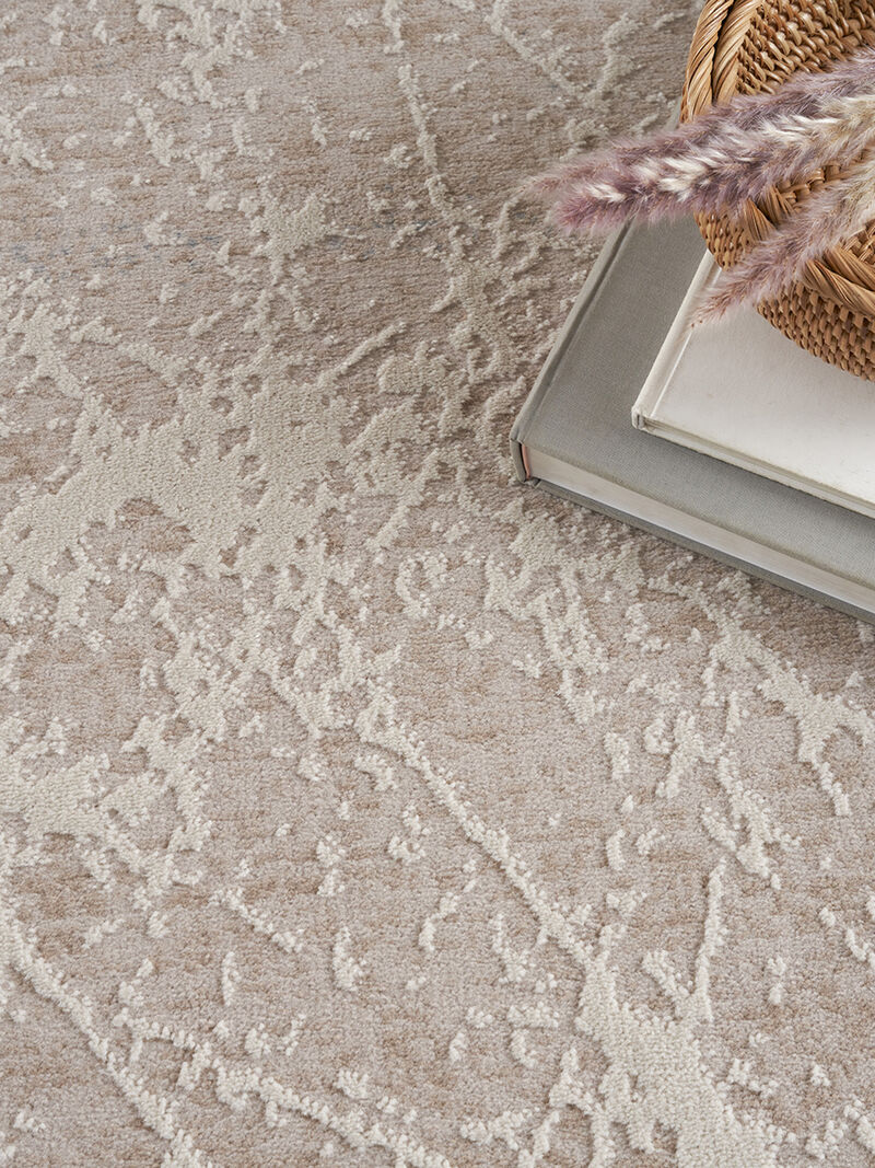 Exhale EXL02 Mocha/Ivory 3'11" x 5'11" Rug