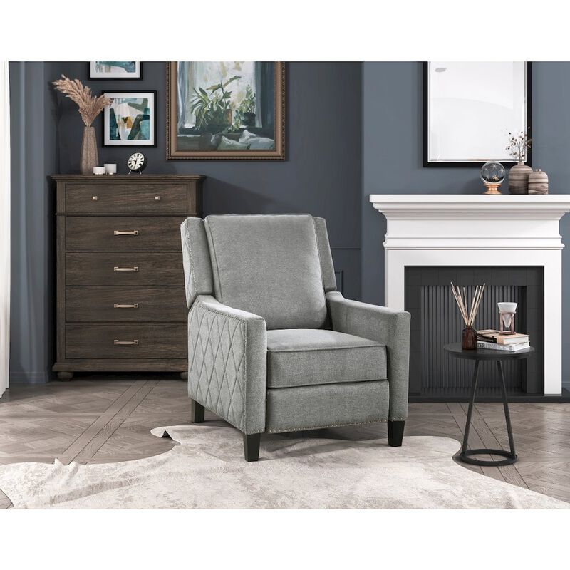 Lexicon Banks Textured Fabric Push back Recliner