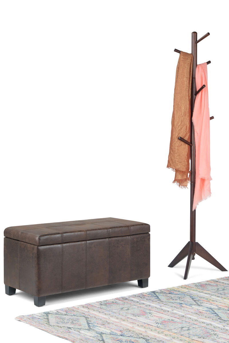 Simpli Home Dover Storage Ottoman Bench image number 3