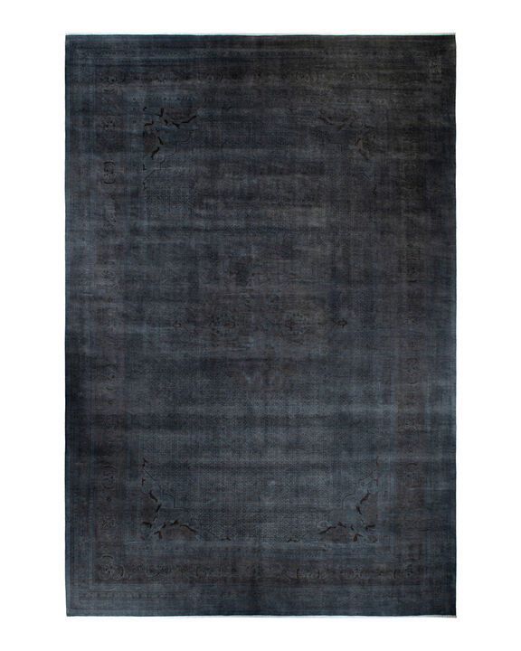Fine Vibrance, One-of-a-Kind Handmade Area Rug  - Light Gray, 18' 4" x 12' 5"
