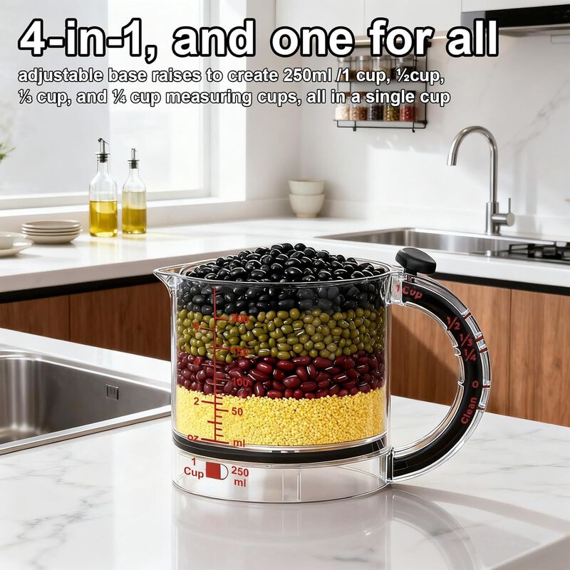 Scrape Upcup Adjustable Measuring Cup All in One image number 3